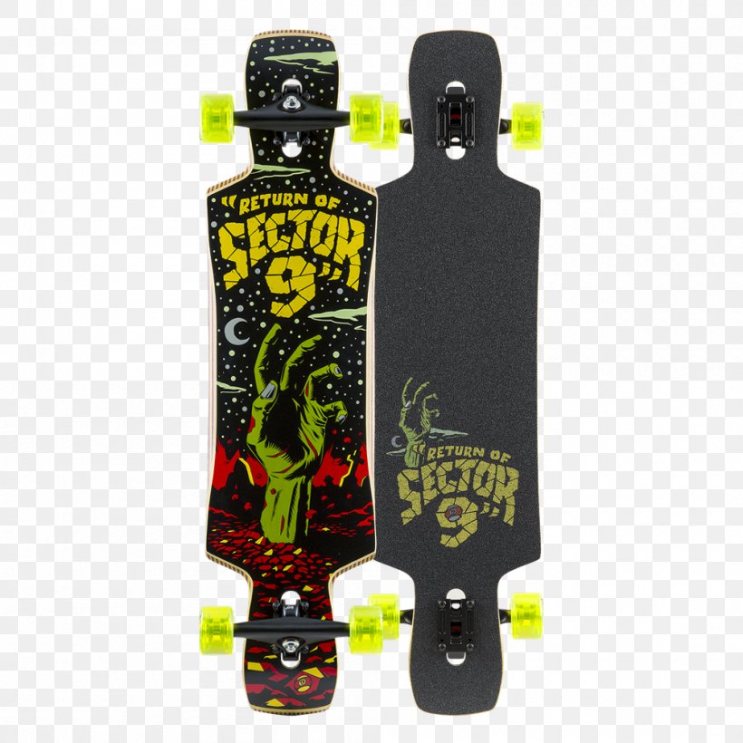 Sector 9 Longboard Skateboarding Penny Board Snowboard, PNG, 1000x1000px, Sector 9, Artist, Glove, Grip Tape, Illustrator Download Free