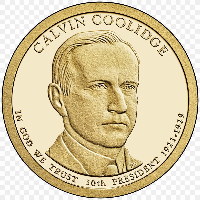 Calvin Coolidge President Of The United States Presidential $1 Coin Program Dollar Coin, PNG, 2000x2000px, Calvin Coolidge, Coin, Currency, Dollar Coin, Franklin D Roosevelt Download Free