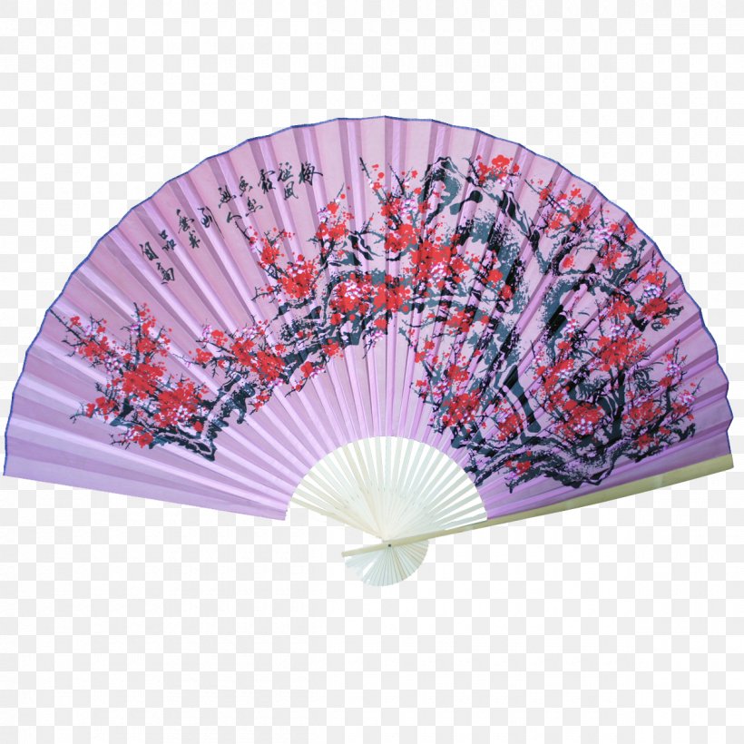 Hand Fan Paper Home Appliance Cherry Blossom, PNG, 1200x1200px, Hand Fan, Blossom, Cherry Blossom, Chinese Wall, Decorative Fan Download Free
