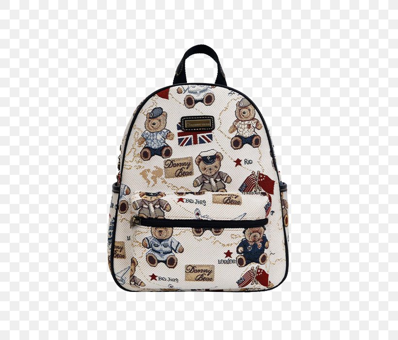 Handbag Bear Backpack Satchel, PNG, 700x700px, Watercolor, Cartoon, Flower, Frame, Heart Download Free