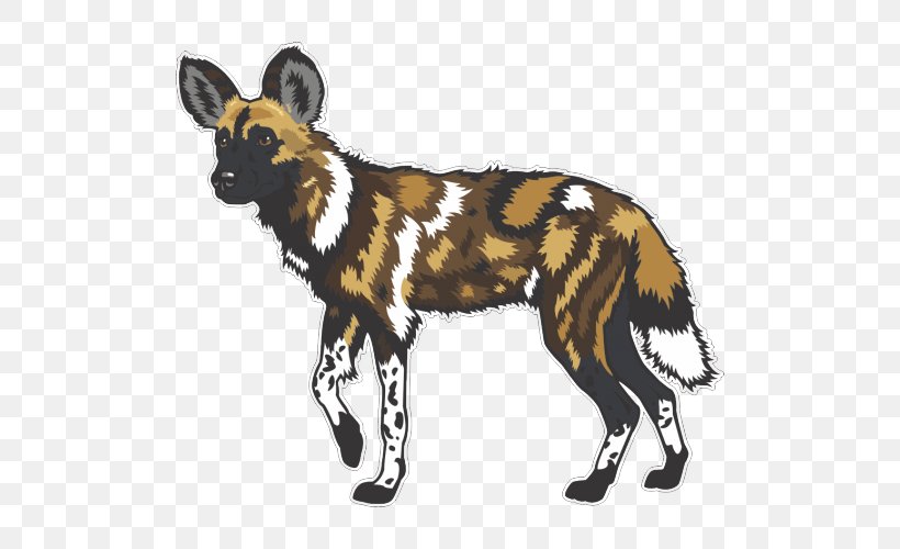 African Wild Dog Dhole Common Warthog, PNG, 500x500px, African Wild Dog, Animal, Carnivoran, Cartoon, Common Warthog Download Free