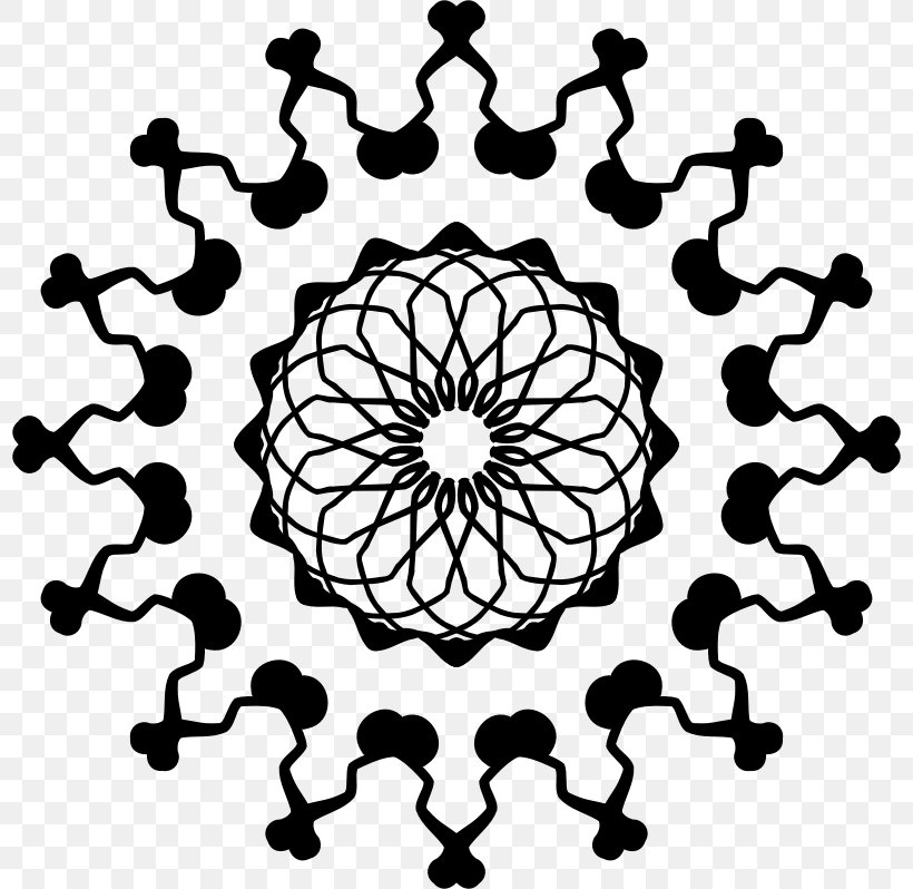 Ornament Pattern, PNG, 798x798px, Ornament, Area, Black, Black And White, Flower Download Free