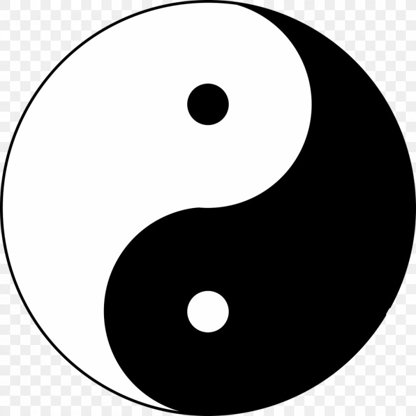 Yin And Yang Taijitu Symbol Taoism, PNG, 1000x1000px, Yin And Yang, Area, Black And White, Monochrome, Monochrome Photography Download Free