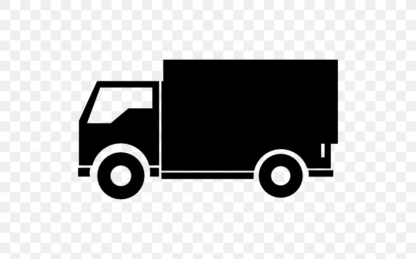 Car Semi-trailer Truck Vehicle, PNG, 512x512px, Car, Automotive Design, Black, Black And White, Box Truck Download Free