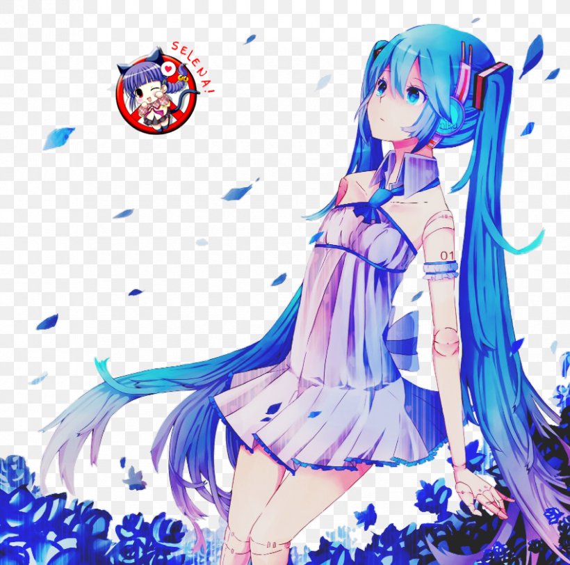 Hatsune Miku Vocaloid Kagamine Rin/Len Megurine Luka, PNG, 850x842px, Watercolor, Cartoon, Flower, Frame, Heart Download Free