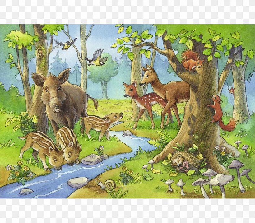 Jigsaw Puzzles Ravensburger Castorland Jungle, PNG, 1200x1050px, Jigsaw Puzzles, Adventure Game, Animal, Art, Branch Download Free