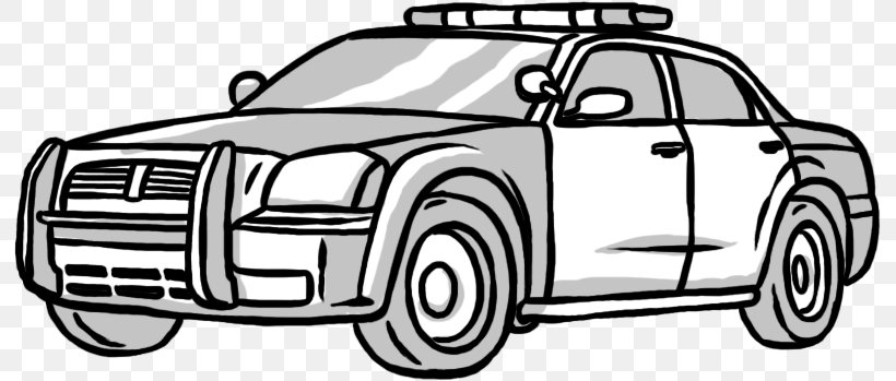 Police Car, PNG, 793x349px, Car, Automotive Design, Automotive Exterior, Automotive Lighting, Black And White Download Free