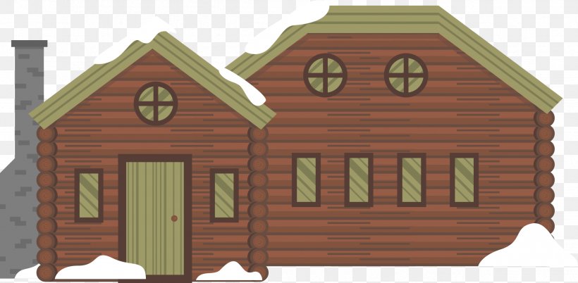 House Snow Log Cabin Cottage, PNG, 2499x1226px, House, Architecture, Barn, Building, Cottage Download Free