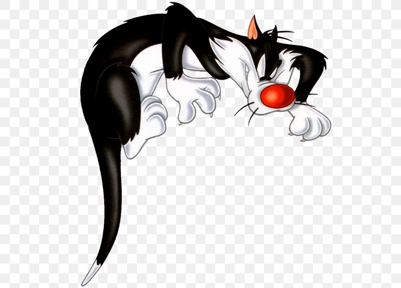 Sylvester Tweety Granny Tasmanian Devil Bugs Bunny, PNG, 542x590px, Sylvester, Art, Bugs Bunny, Carnivoran, Cartoon Download Free