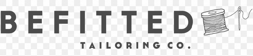 BeFitted Tailoring Co. Township Logo Clothing, PNG, 2250x500px, Befitted Tailoring Co, Black, Black And White, Brand, Clothing Download Free