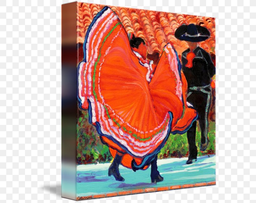 Folk Dance Of Mexico Painting Folk Dance Of Mexico, PNG, 578x650px, Mexico, Art, Baile Folklorico, Canvas Print, Concept Art Download Free