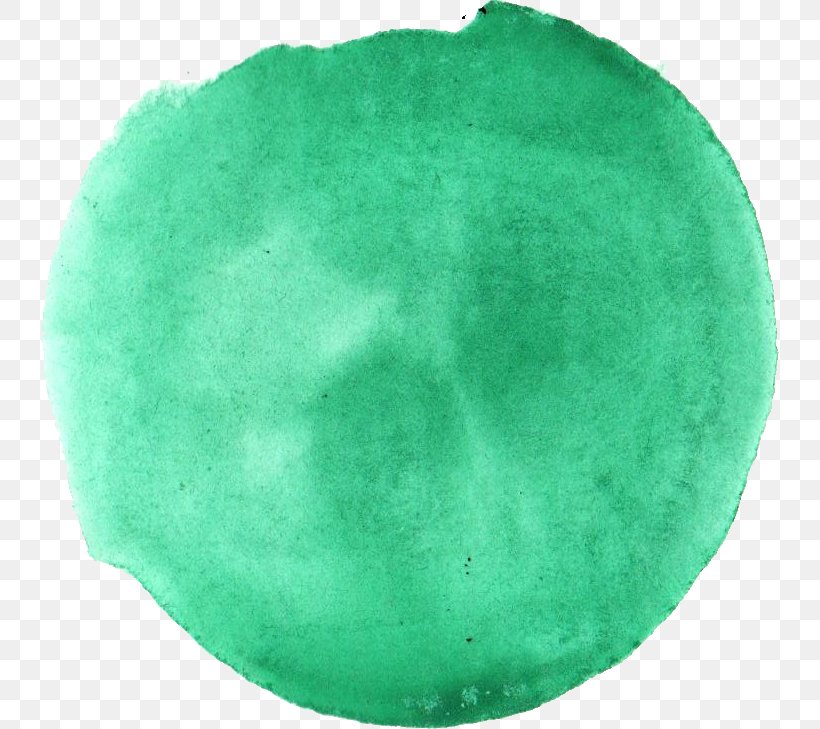 Green Circle Watercolor Painting Turquoise, PNG, 738x729px, Green, Aqua, Com, Oval, Stroke Download Free