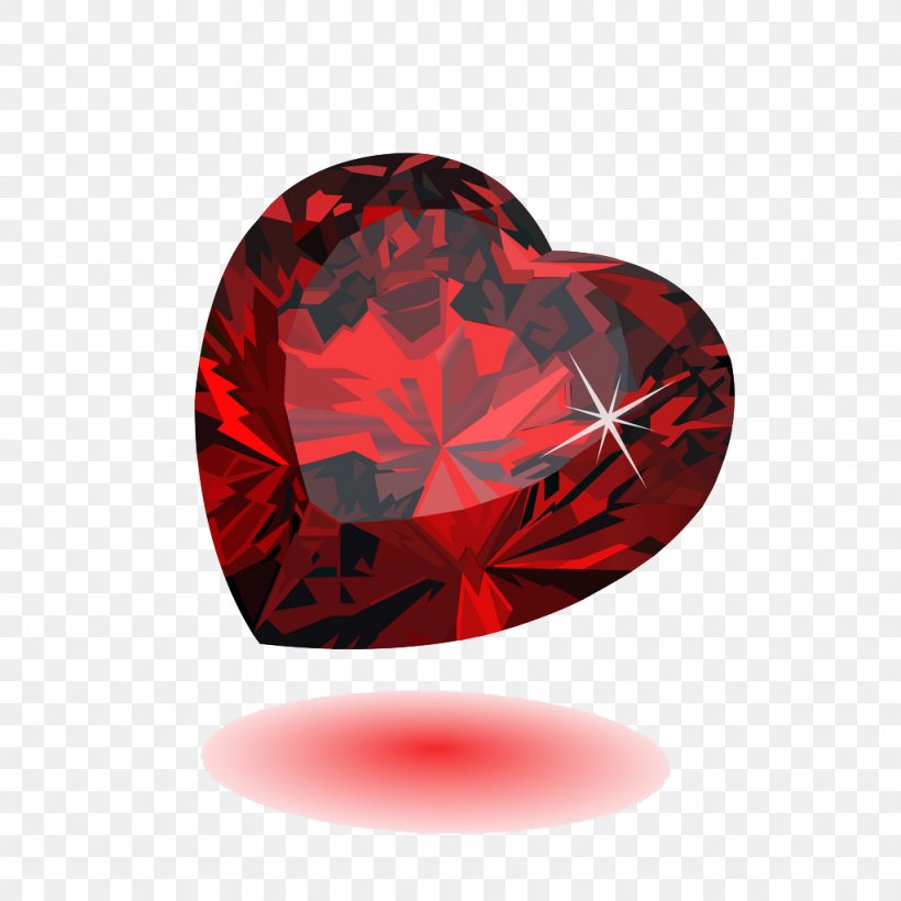 Heart Red, PNG, 1024x1024px, Heart, Diamond, Dwg, Red, Ruby Download Free