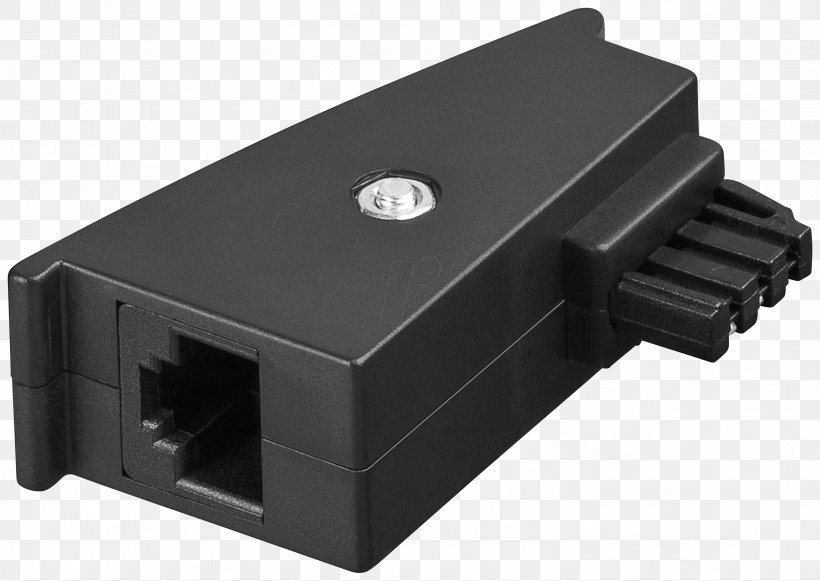 TAE Connector Registered Jack Adapter RJ-11 8P8C, PNG, 2953x2095px, Tae Connector, Ac Adapter, Adapter, Digital Subscriber Line, Dsl Modem Download Free