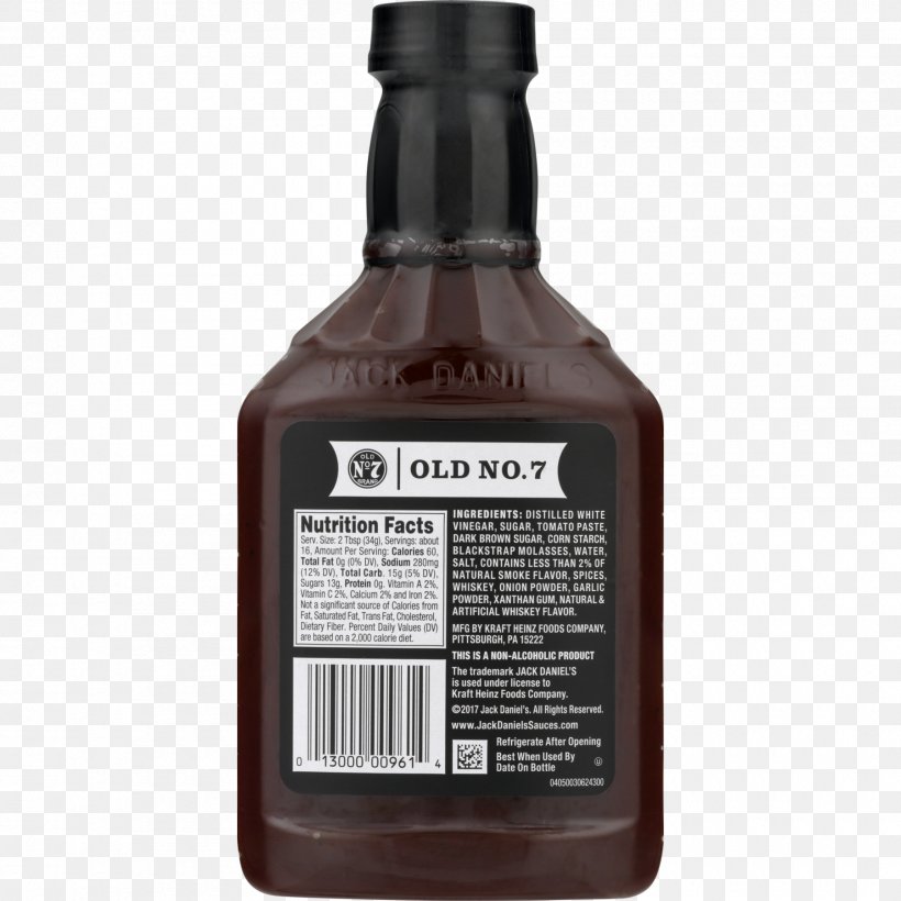 Barbecue Sauce Jack Daniel's Flavor, PNG, 1800x1800px, Barbecue Sauce, Barbecue, Bottle, Flavor, Information Download Free