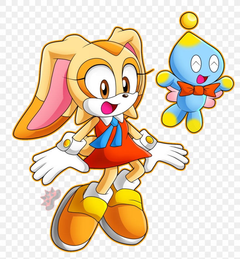 Cream The Rabbit Ariciul Sonic Shadow The Hedgehog Character Sonic The Hedgehog, PNG, 1024x1106px, Watercolor, Cartoon, Flower, Frame, Heart Download Free