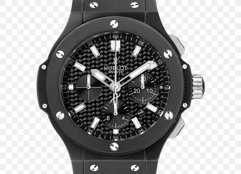 Hublot Big Bang Ferrari Unico Chronograph Automatic Watch, PNG, 592x593px, Hublot, Automatic Watch, Black, Black Magic, Brand Download Free