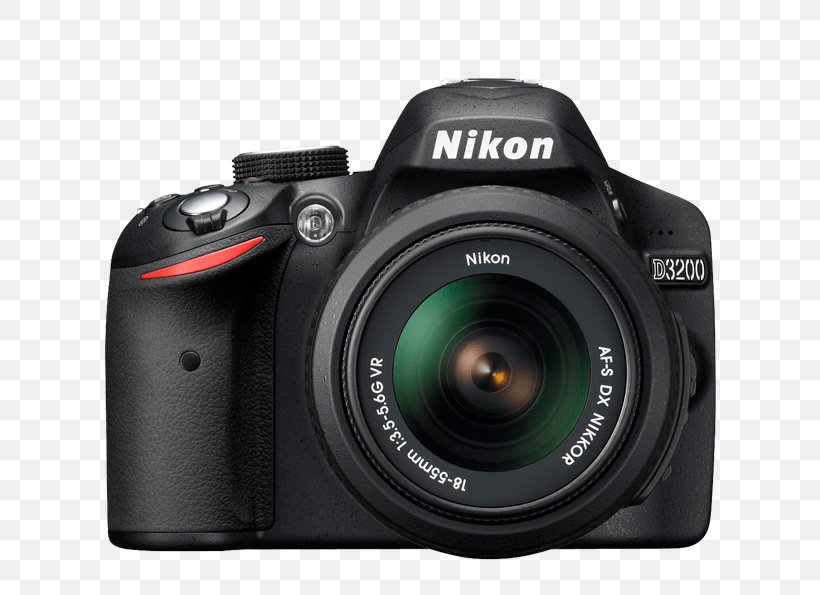 Nikon D3200 Nikon D3300 Digital SLR Nikon DX Format, PNG, 700x595px, Nikon D3200, Active Pixel Sensor, Camera, Camera Accessory, Camera Lens Download Free
