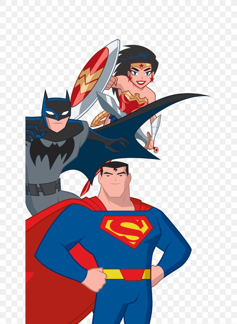 Superman Justice League Wonder Woman Batman Plastic Man, PNG, 643x1121px, Superman, Batman, Dc Comics, Fiction, Fictional Character Download Free