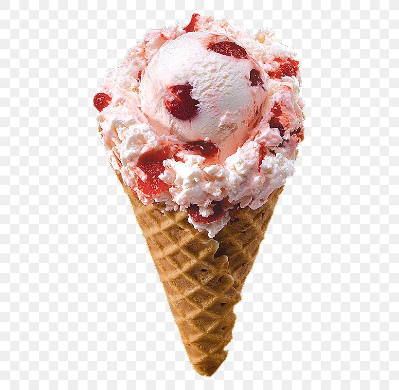 Ice Cream Cones Waffle Strawberry Ice Cream, PNG, 567x800px, Ice Cream Cones, Berry, Cake, Cherry, Cherry Ice Cream Download Free