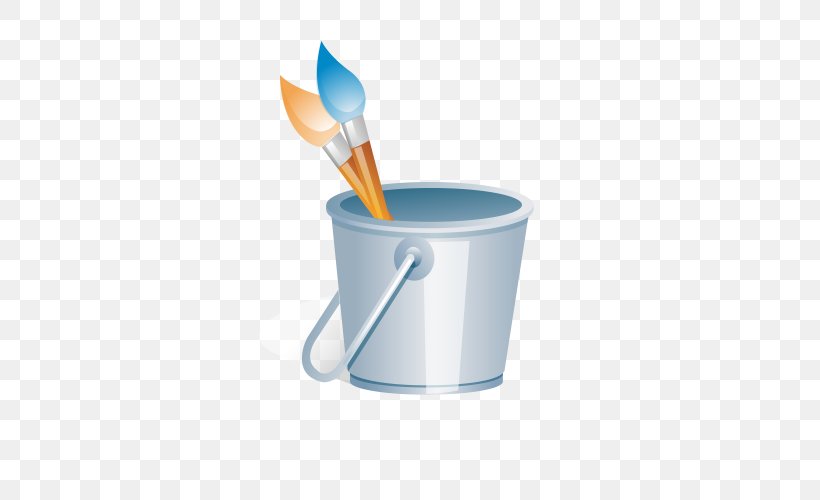 Paint Drawing Bucket, PNG, 500x500px, Paint, Bucket, Color, Cup, Cutlery Download Free