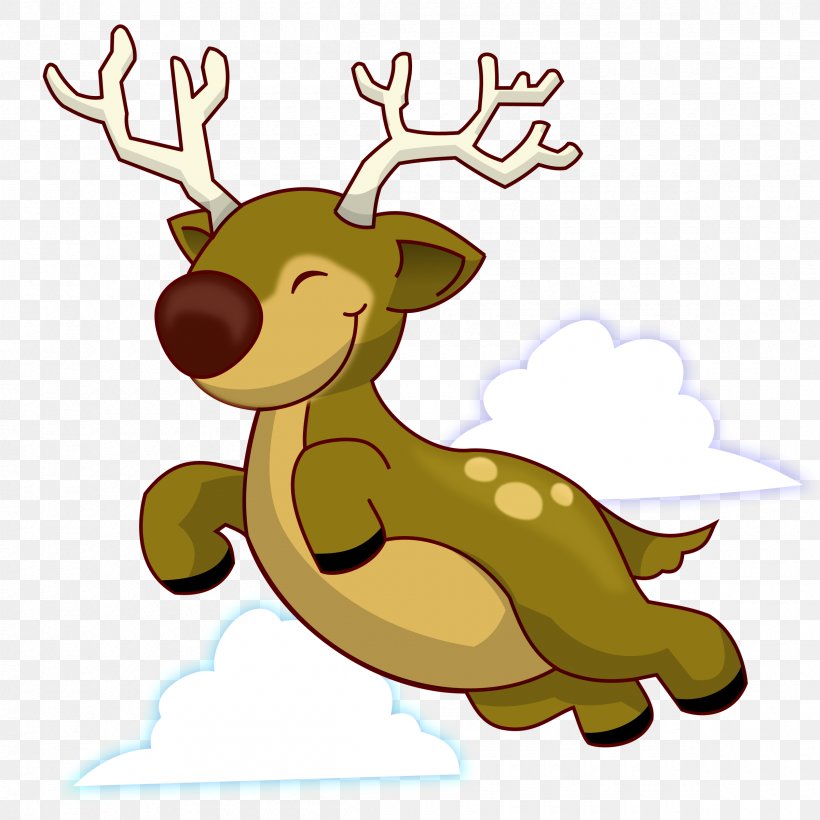 Rudolph Reindeer Santa Claus Clip Art, PNG, 2400x2400px, Rudolph, Antler, Bombka, Christmas, Christmas Decoration Download Free