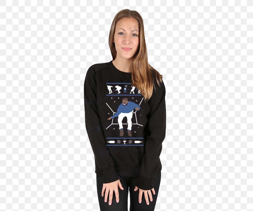 Hoodie Long-sleeved T-shirt Sweater Long-sleeved T-shirt, PNG, 523x685px, Hoodie, Black, Bluza, Clothing, Fashion Download Free
