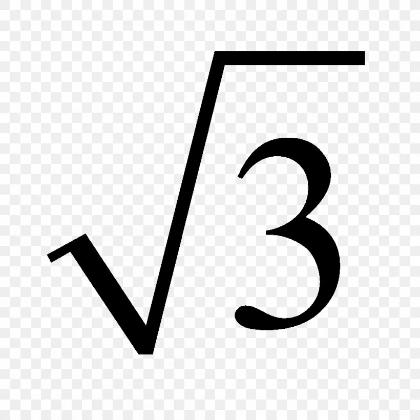 Quadratic Equation Square Root Of 3 N</i>th Root Formula, PNG, 1000x1000px, Quadratic Equation, Area, Black And White, Brand, Coefficient Download Free