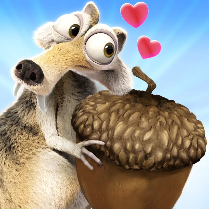 Scrat Ice Age Village Manfred Sid Diego, PNG, 1024x1024px, Scrat, Android, Beak, Diego, Fauna Download Free