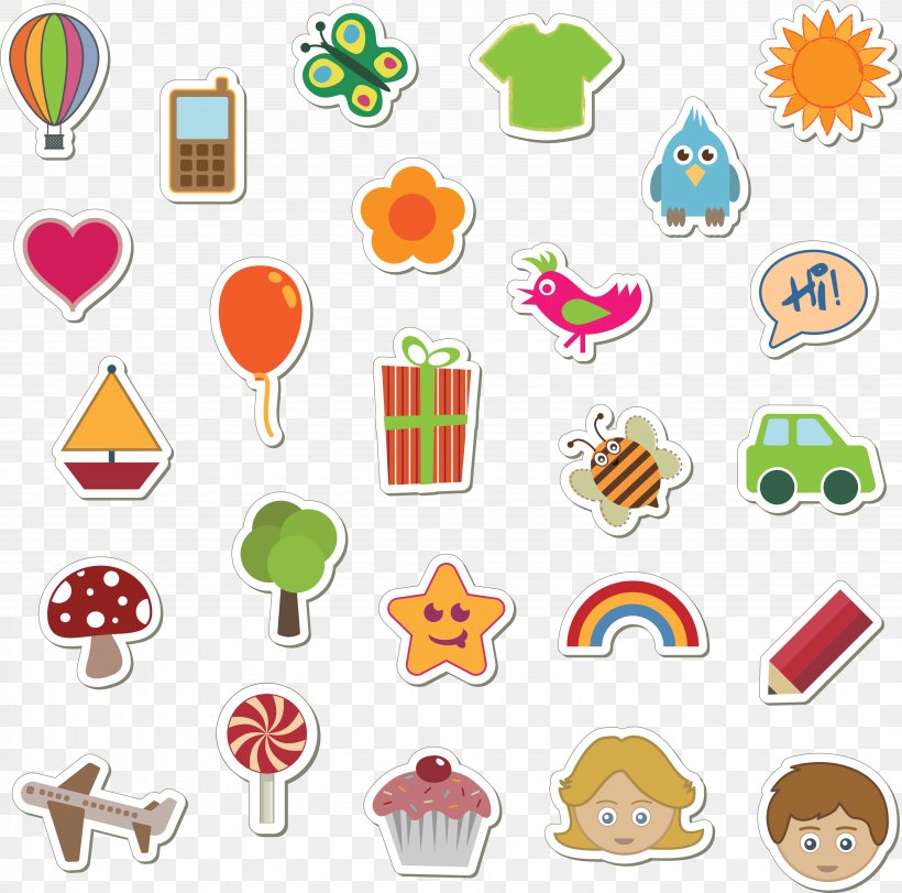 Sticker Wall Decal Clip Art, PNG, 5965x5906px, Sticker, Area, Child, Decal, Photography Download Free
