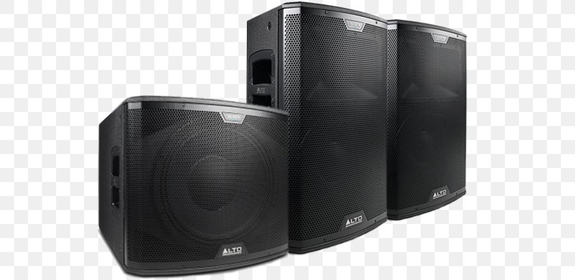 Subwoofer Computer Speakers Loudspeaker Powered Speakers Public Address Systems, PNG, 640x400px, Subwoofer, Alto Professional Tx Series, Audio, Audio Equipment, Computer Speaker Download Free