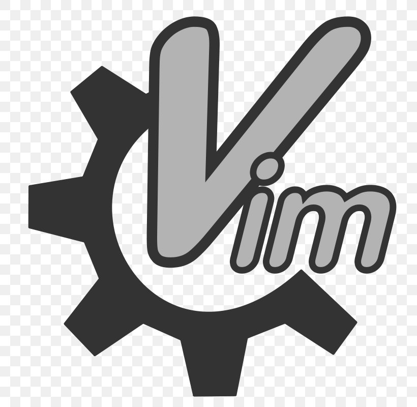 Vim Text Editor Clip Art, PNG, 800x800px, Vim, Black And White, Brand, Finger, Github Download Free
