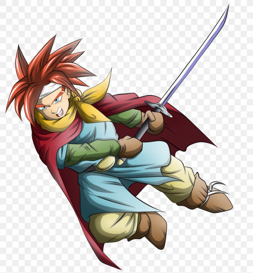 Chrono Trigger Super Nintendo Entertainment System Crono Video Game Rendering, PNG, 861x927px, Watercolor, Cartoon, Flower, Frame, Heart Download Free