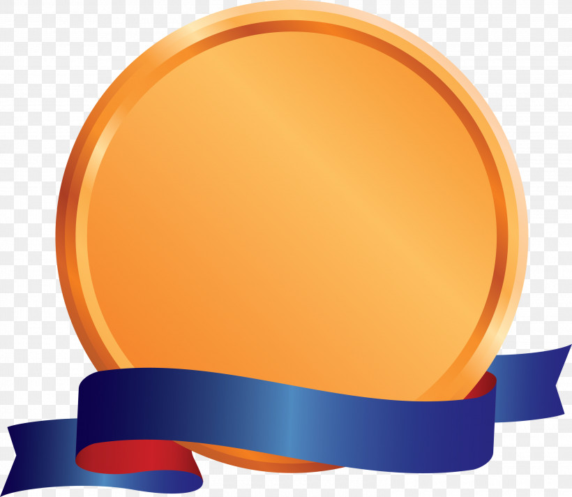 Emblem Ribbon, PNG, 3000x2606px, Emblem Ribbon, Headgear, Orange Download Free