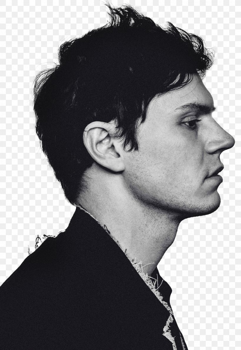 Evan Peters American Horror Story Quicksilver Magazine Actor, PNG, 1410x2048px, Evan Peters, Actor, American Horror Story, American Horror Story Murder House, Black And White Download Free