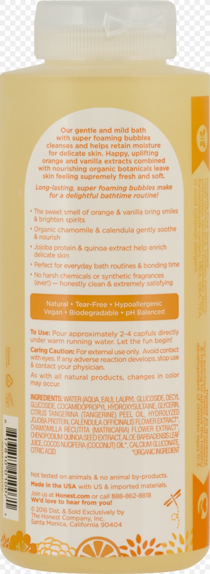 Fluid Ounce Bubble Bath The Honest Company, PNG, 916x2500px, Fluid Ounce, Apricot, Bathing, Bubble Bath, Company Download Free