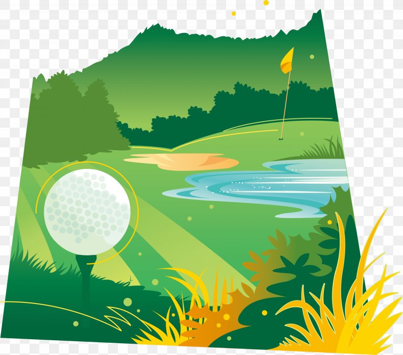 Green Graphic Design Icon, PNG, 2569x2266px, Green, Art, Energy, Golf Ball, Grass Download Free