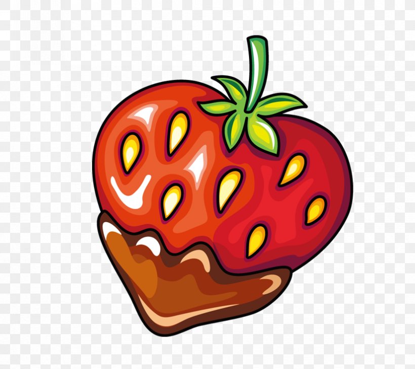 Strawberry Illustration, PNG, 825x734px, Strawberry, Aedmaasikas, Apple, Art, Auglis Download Free