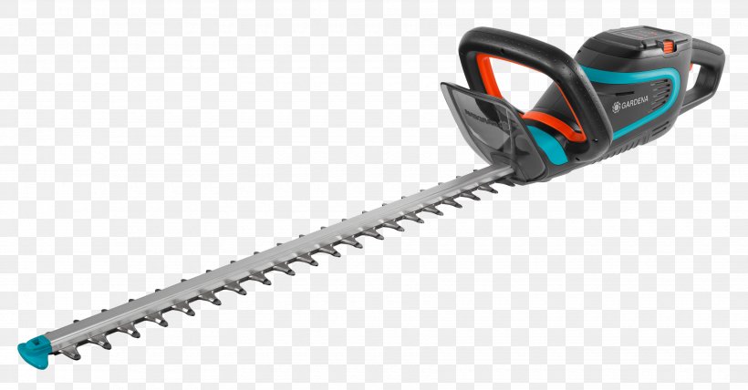 Battery Hedge Trimmer Battery 40 V Li-ion String Trimmer Gardena AG, PNG, 3500x1827px, Hedge Trimmer, Cordless, Electricity, Garden, Garden Tool Download Free