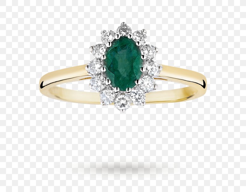 Emerald Engagement Ring Gold Diamond, PNG, 640x640px, Emerald, Birthstone, Body Jewelry, Carat, Colored Gold Download Free