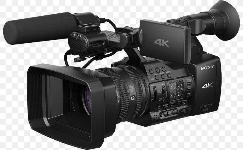 Video Cameras 4K Resolution Professional Video Camera, PNG, 800x506px, 4k Resolution, Video Cameras, Camera, Camera Accessory, Camera Lens Download Free