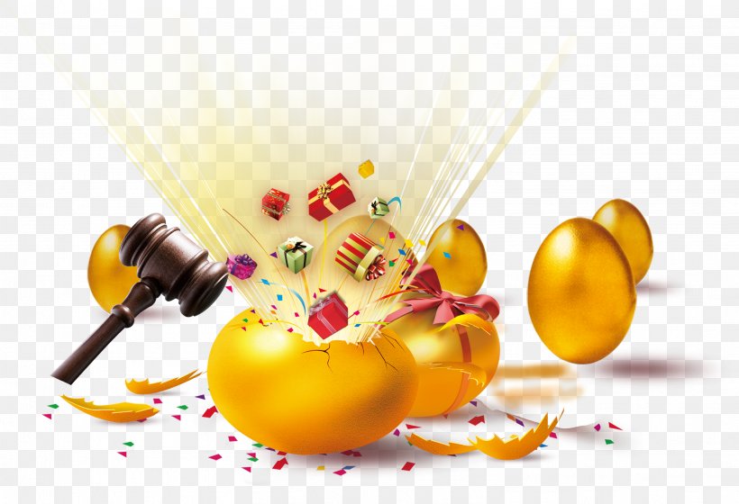 Gold Egg Gratis Gift, PNG, 3017x2061px, Gold, Chemical Element, Chicken Egg, Designer, Egg Download Free
