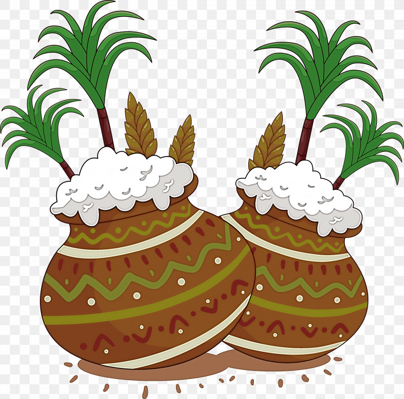 Pongal, PNG, 3000x2966px, Pongal, Cuisine, Fruit, Happy New Year, Pineapple Download Free