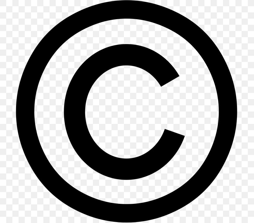 Copyright Symbol United States Copyright Office Trademark, PNG, 720x720px, Copyright Symbol, All Rights Reserved, Area, Black And White, Copyright Download Free