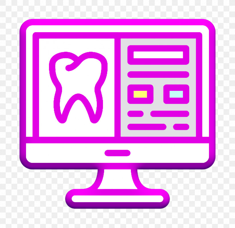 Dentistry Icon Tooth Icon, PNG, 1228x1190px, Dentistry Icon, Line, Magenta, Pink, Purple Download Free