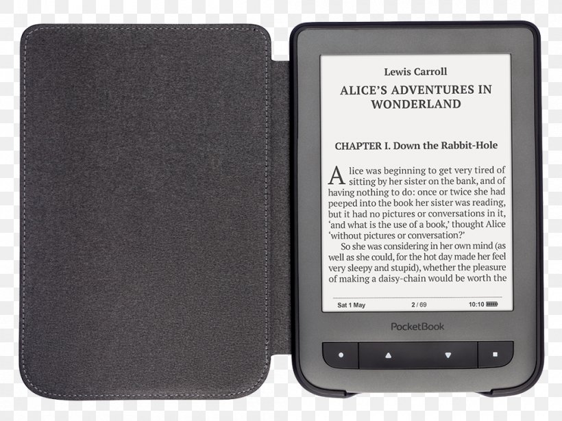 EBook Reader 15.2 Cm PocketBookTouch Lux E-Readers PocketBook International E-book Pocketbook Basic Lux Darkbrown, PNG, 1000x750px, Ereaders, Black, Book, Brown, Case Download Free