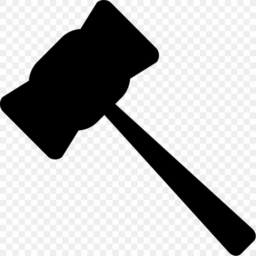Gavel Hammer Silhouette, PNG, 981x981px, Gavel, Black, Black And White, Hammer, Judge Download Free