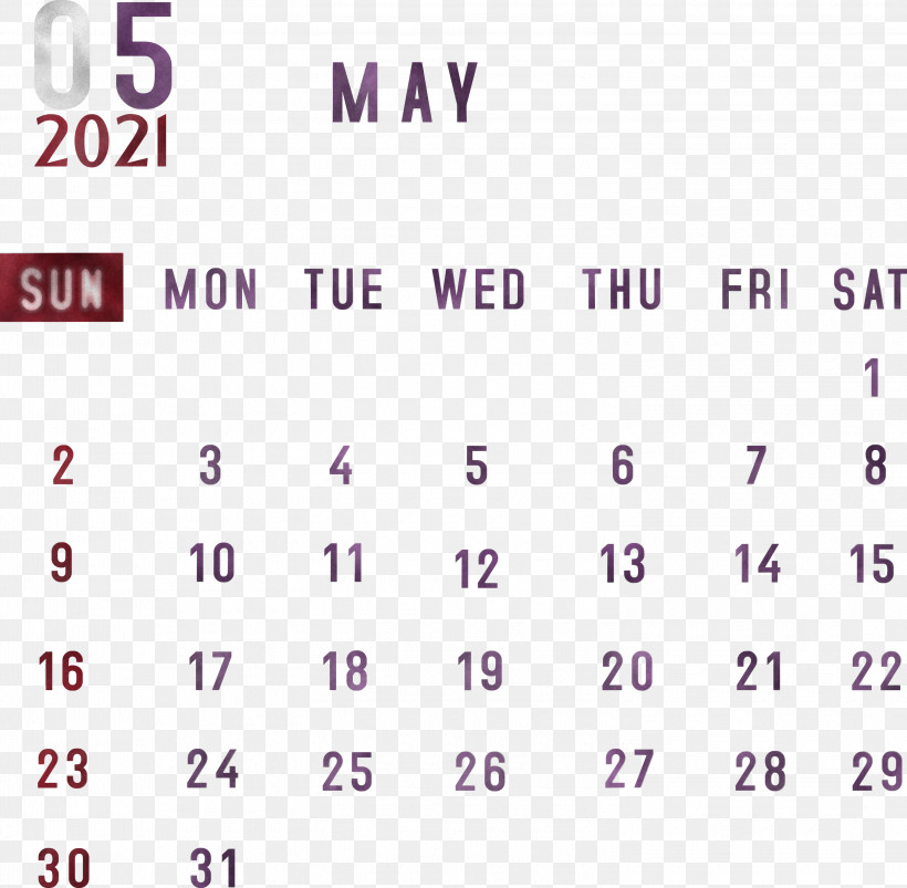 May 2021 Printable Calendar 2021 Monthly Calendar Printable 2021 Monthly Calendar Template, PNG, 3000x2939px, 2021 Monthly Calendar, May 2021 Printable Calendar, Angle, Area, Geometry Download Free