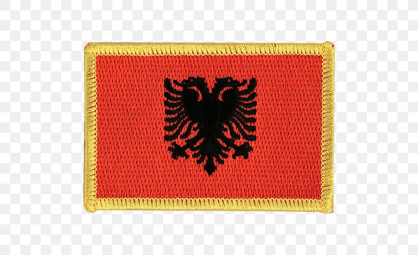 Flag Of Albania MaxFlags GmbH Flag Patch, PNG, 750x500px, Albania, Albanians, Brand, Embroidered Patch, Fahne Download Free