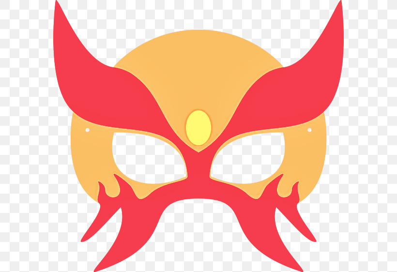 Red Cartoon Mouth Wing Mask, PNG, 600x562px, Red, Cartoon, Logo, Mask, Mouth Download Free